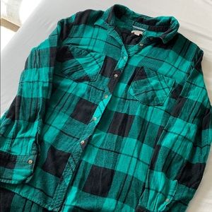 merona long sleeve button cotton